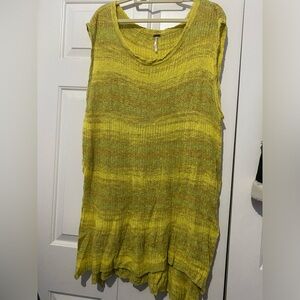 Free people sweater dress/ sherpa